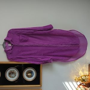 AKEMI+KIN Purple Long Top Size S